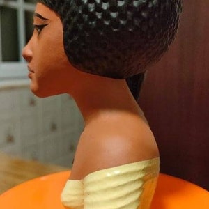 Princess Meritaten 3d Printed Egyptian Replica PAINTED. 13 cm high image 3