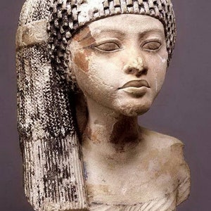 Princess Meritaten 3d Printed Egyptian Replica PAINTED. 13 cm high image 8