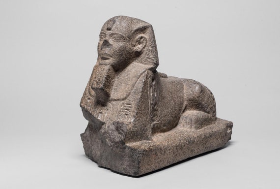 Pharaoh Osorkon I Sphinx Statue 3D Printed Egyptian Replica