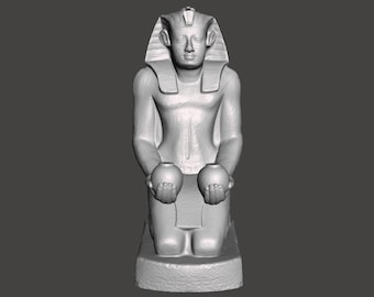 Pharaoh Sesostris I 3D Printed Egyptian Replica.