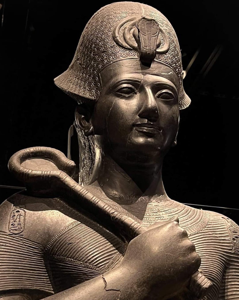 Pharoah Ramese Pharaoh Ramses II 3D Printed Egyptian Bust Replica - Etsy