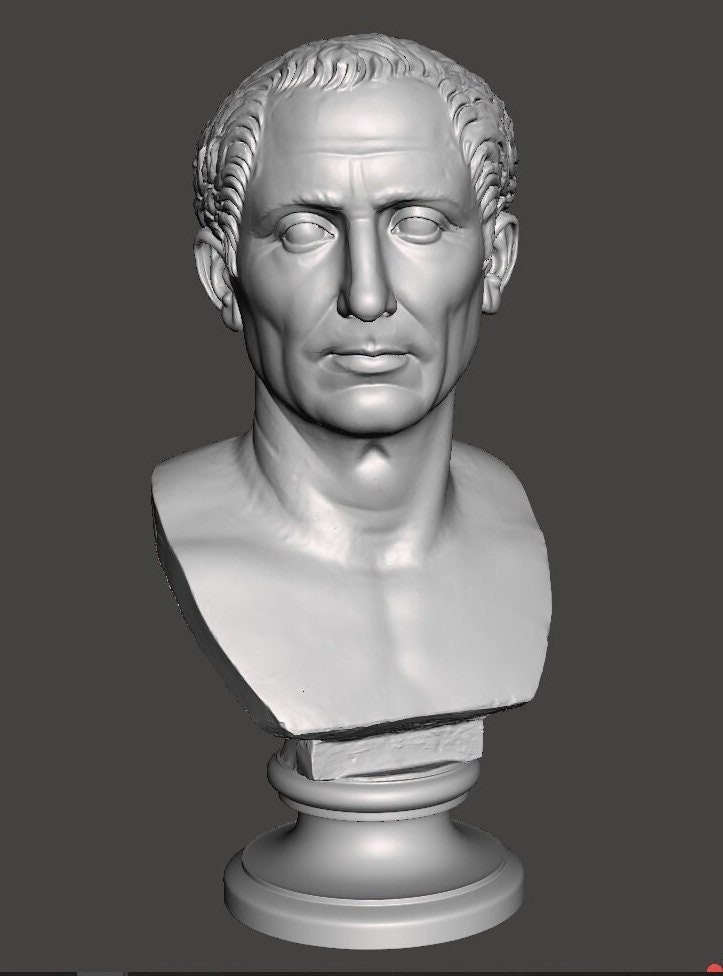 ガイウス・ユリウス・カエサル 3D プリントされたローマの独裁者