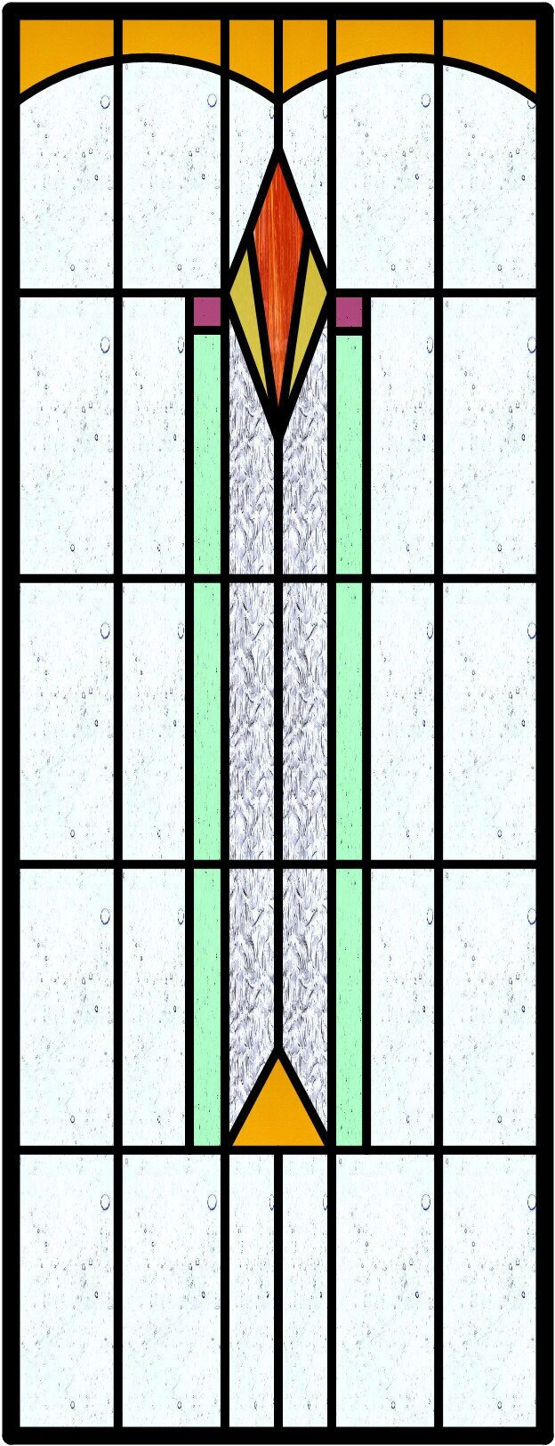 Art Deco Stained Glass Patterns To Download Etsy