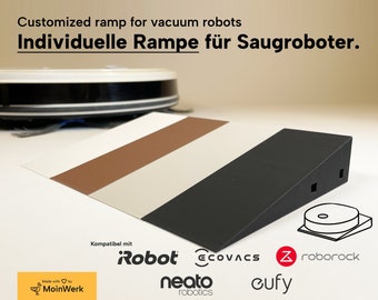 Individuelle Saugroboter Rampe  (z.B. Roomba, Roborock, Eufy, Samsung, ...) hochwertig, verschiedene Farben