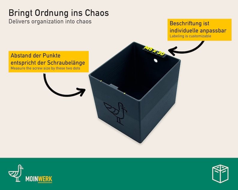 Individuell Organizer Kleinteile Boxen z.B. für Lego, Schrauben, Muttern, sonstiges Bild 4