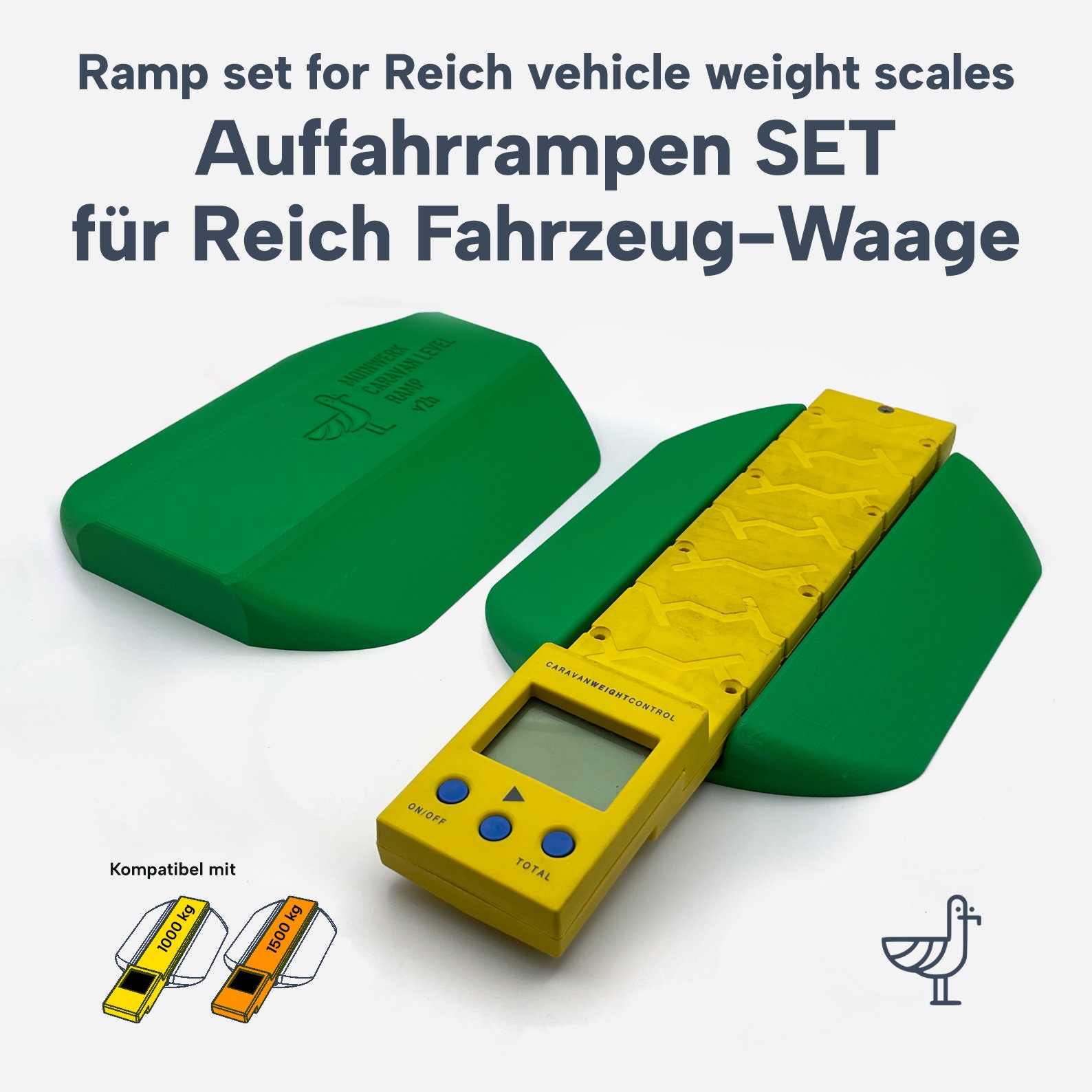 Loading Ramp / Loading Aid SET for Reich CMC Caravan Scales / Motorhome ...