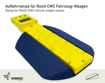 Auffahrrampe / Auffahrhilfe für Reich CMC Wohnwagen Waage / Wohnmobil Waagen und Obelink