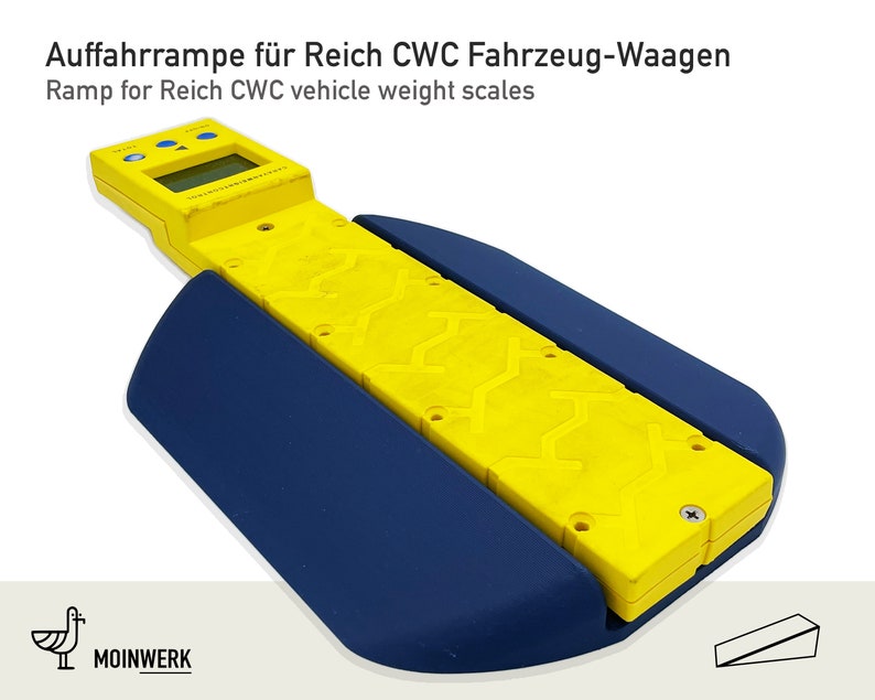 Loading ramp / loading aid for Reich CMC caravan scales / motorhome scales and Obelink image 1