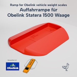 Loading ramp / loading aid for Obelink Statera 1500 caravan scales / motorhome scales