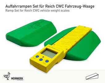 Auffahrrampe / Auffahrhilfe SET für Reich CMC Wohnwagen Waage / Wohnmobil Waagen