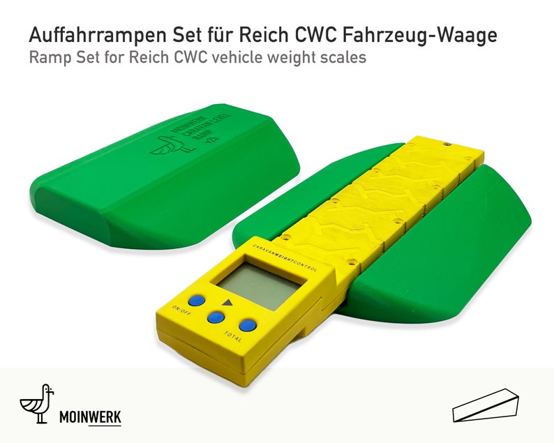 Auffahrrampe / Auffahrhilfe SET für Reich CMC Wohnwagen Waage / Wohnmobil Waagen Obelink zdjęcie 1