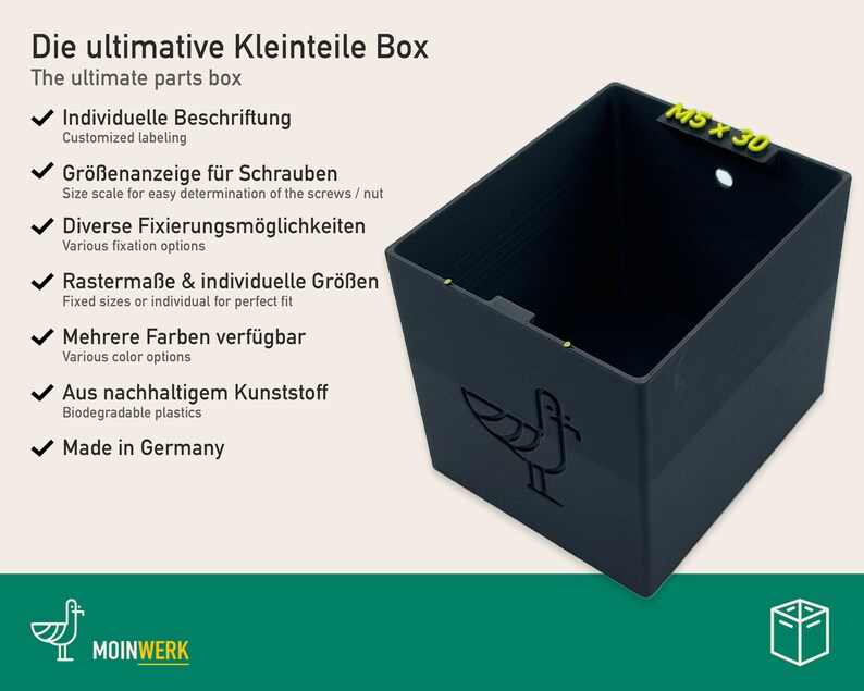 Individuell Organizer Kleinteile Boxen z.B. für Lego, Schrauben, Muttern, sonstiges Bild 2