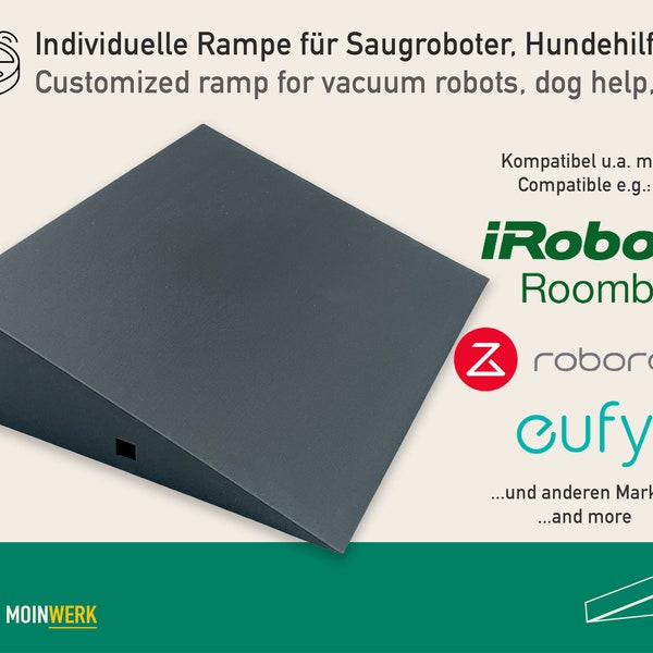 Individuelle Saugroboter Rampe  (z.B. Roomba, Roborock, Eufy, Samsung, ...)