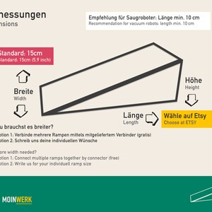 Individuelle Saugroboter Rampe z.B. Roomba, Roborock, Eufy, Samsung, ... Bild 3