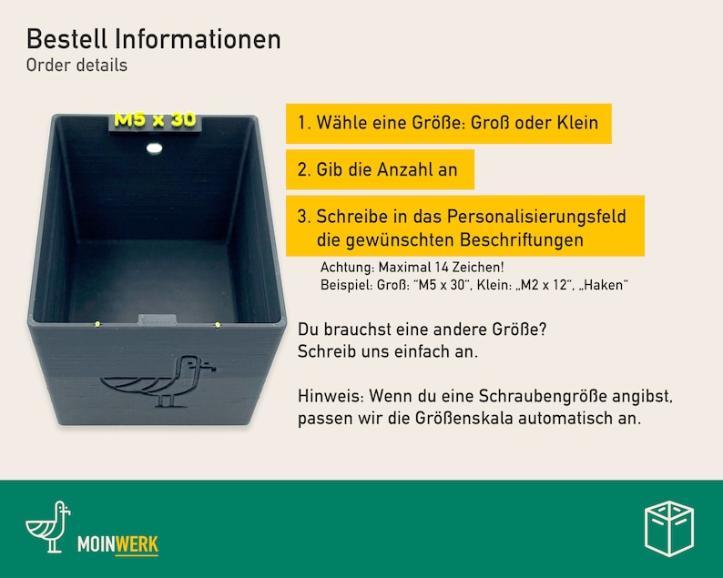 Individuell Organizer Kleinteile Boxen z.B. für Lego, Schrauben, Muttern, sonstiges Bild 6