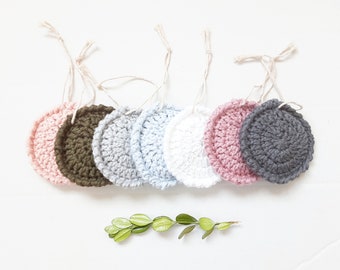 Crochet Cotton Face Scrubby: Reusable Bath & Kitchen Scrubber