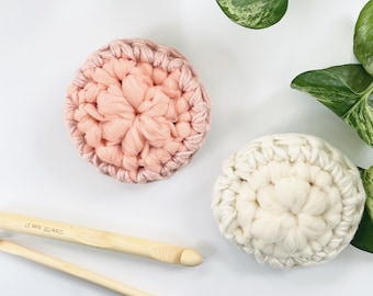 Double Sided Crochet Kitchen Scrubby: Durable Pot Scrubber