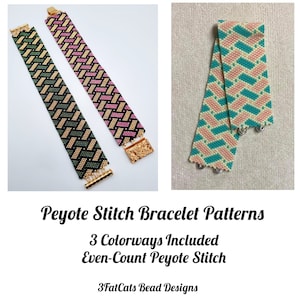 Basket Weave Peyote Stitch Bracelet Patterns