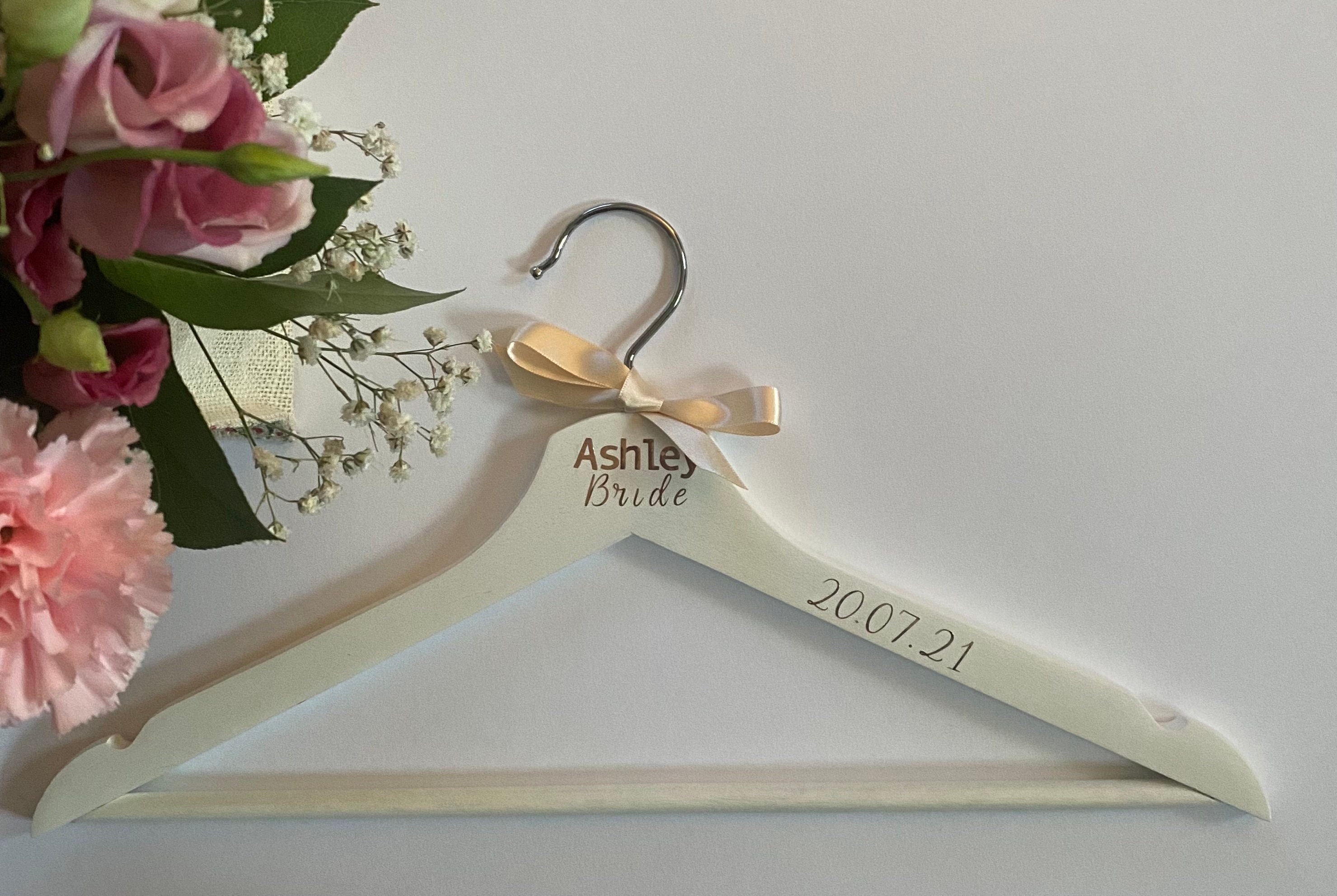 Personalised wedding coat hanger Wedding coat hanger Etsy