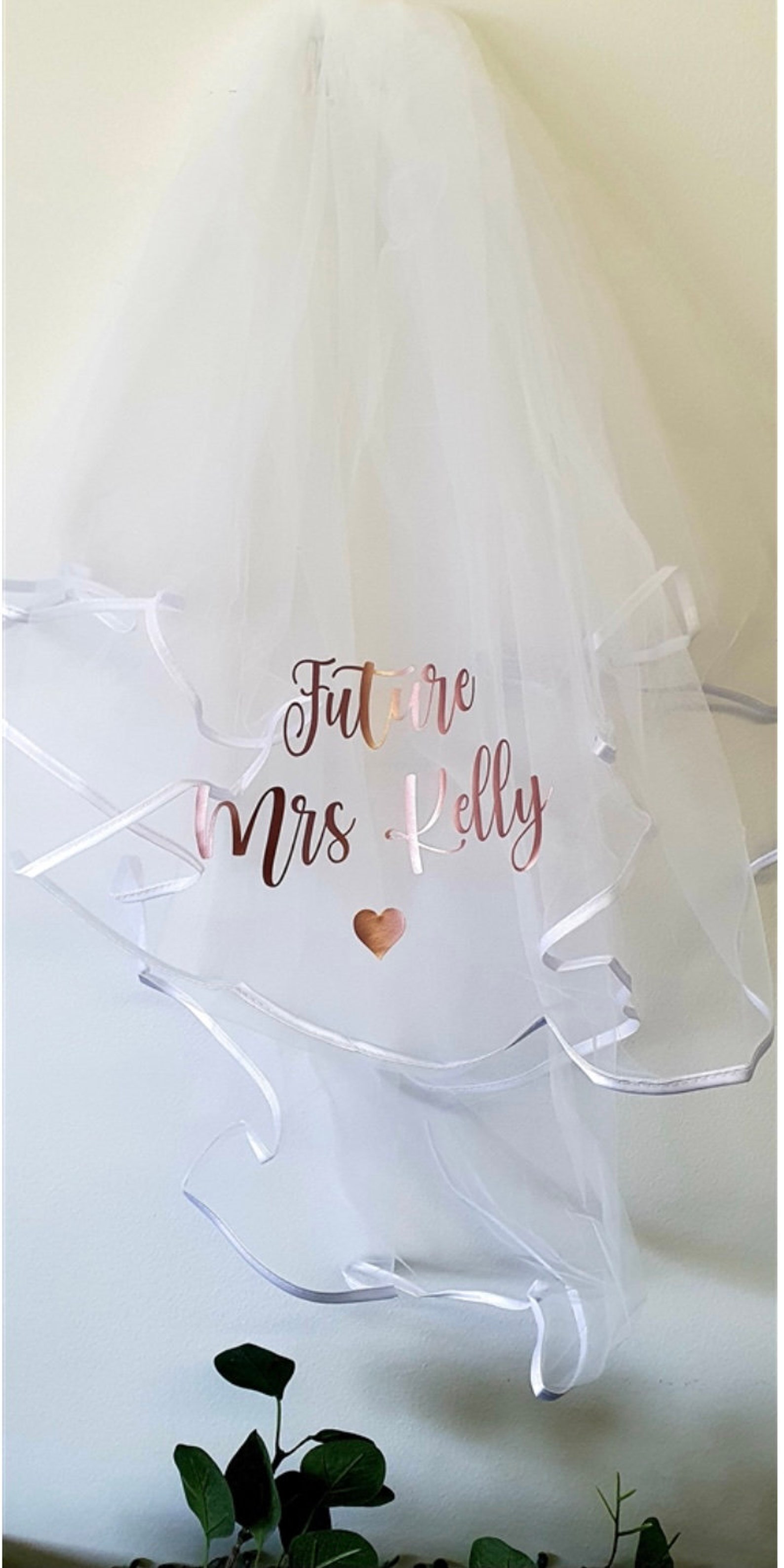 Personalised hen party veil personalised veil wedding veil Etsy