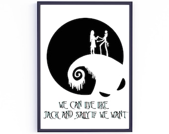 Nightmare Before Christmas | Live Like Jack And Sally | Blink 182 Lyrics