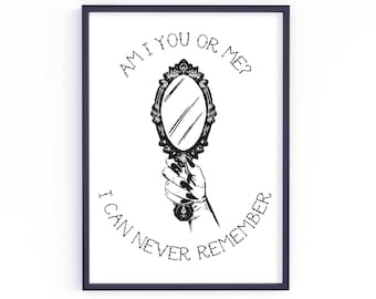 Disguise Lyric Print | Motionless In White Print