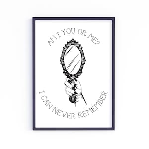 Disguise Lyric Print | Motionless In White Print