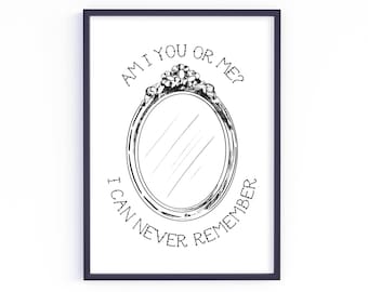 Disguise Lyric Print | Motionless In White Print