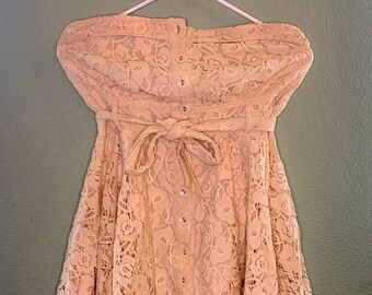 Vintage Floral Lace Shirt