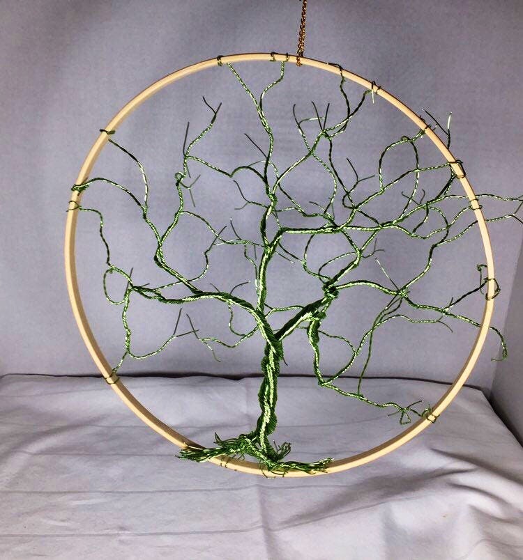 12 twisted wire tree wall hanging Etsy