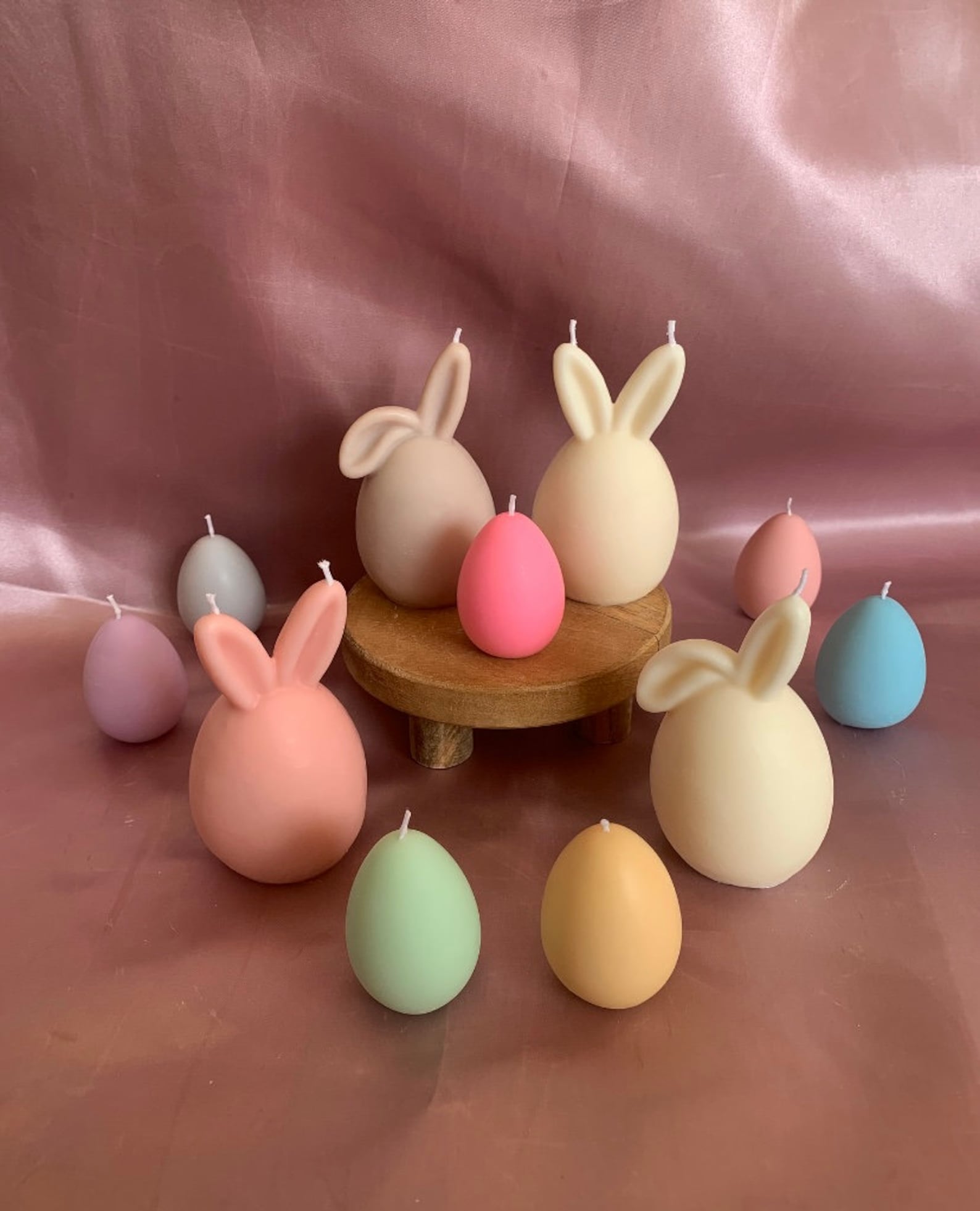 vegane Ostereier Kerzen Ostern handmade