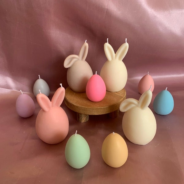 vegane Ostereier Kerzen Ostern handmade