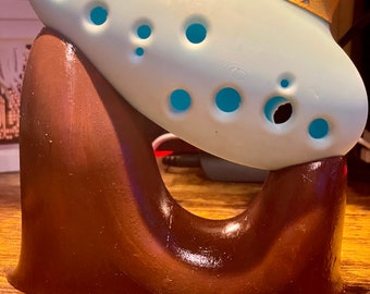 Leyenda de Zelda: Ocarina jugable con soporte.