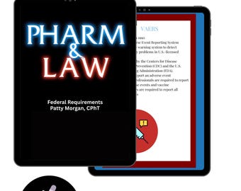 Pharmacy Law PTCE PTCB exam Federal requirements  Pharmacy Technician Study guide