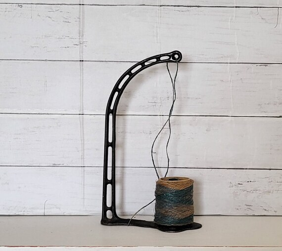 Vintage Twine Holder Stand Cast Iron Twine/string Holder Etsy