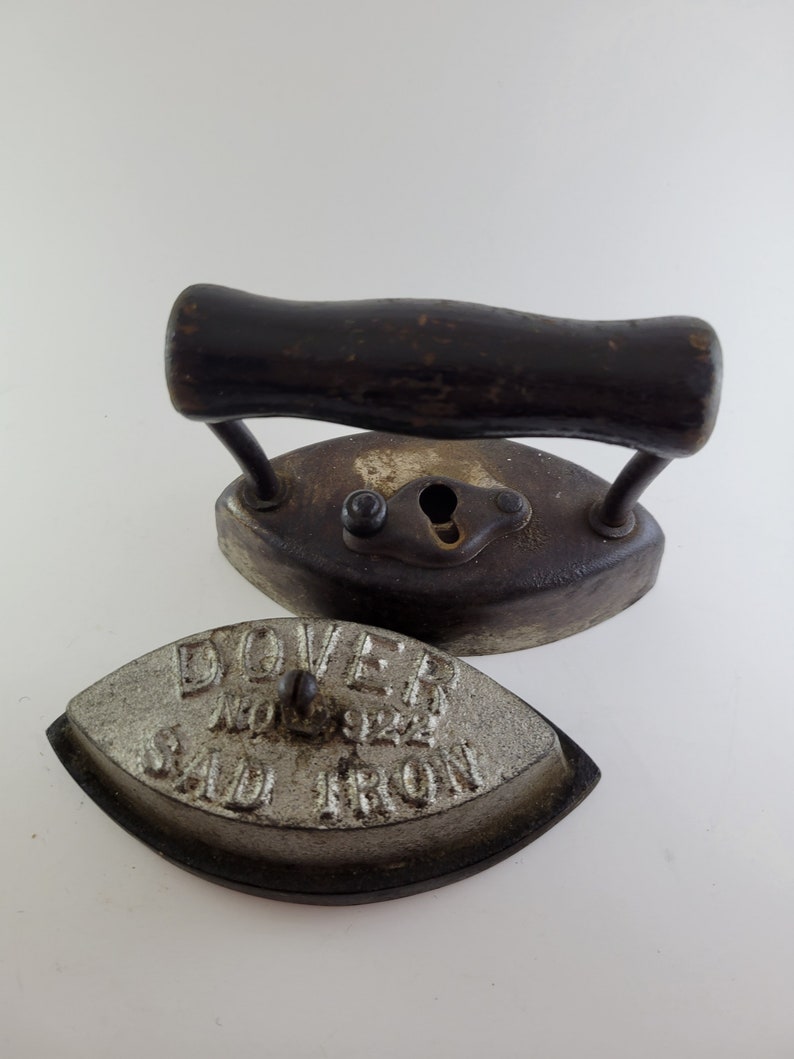 2 Small Antique Sad Irons Salesman Sample Irons Child's Etsy