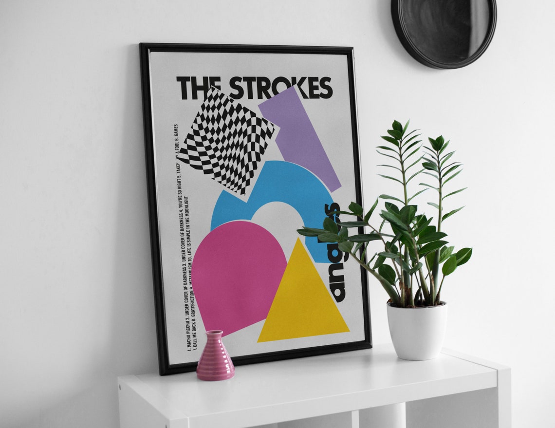THE STROKES Angles Album Wall Art Print The Strokes Music | Etsy