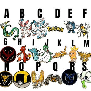 Pokémon patch rare rare iron-on patch embroidered iron on monster Serperior Sylveon logo Poliwhirl Beedrill Jynx Charmeleon Seadra team
