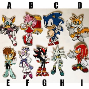 patch Sonic the hedgehog strijkpatch videogame hedgehog Miles Prower Zilverblauwe hedgehog Sega Nintendo Tails Knuckles the Echidna nieuw