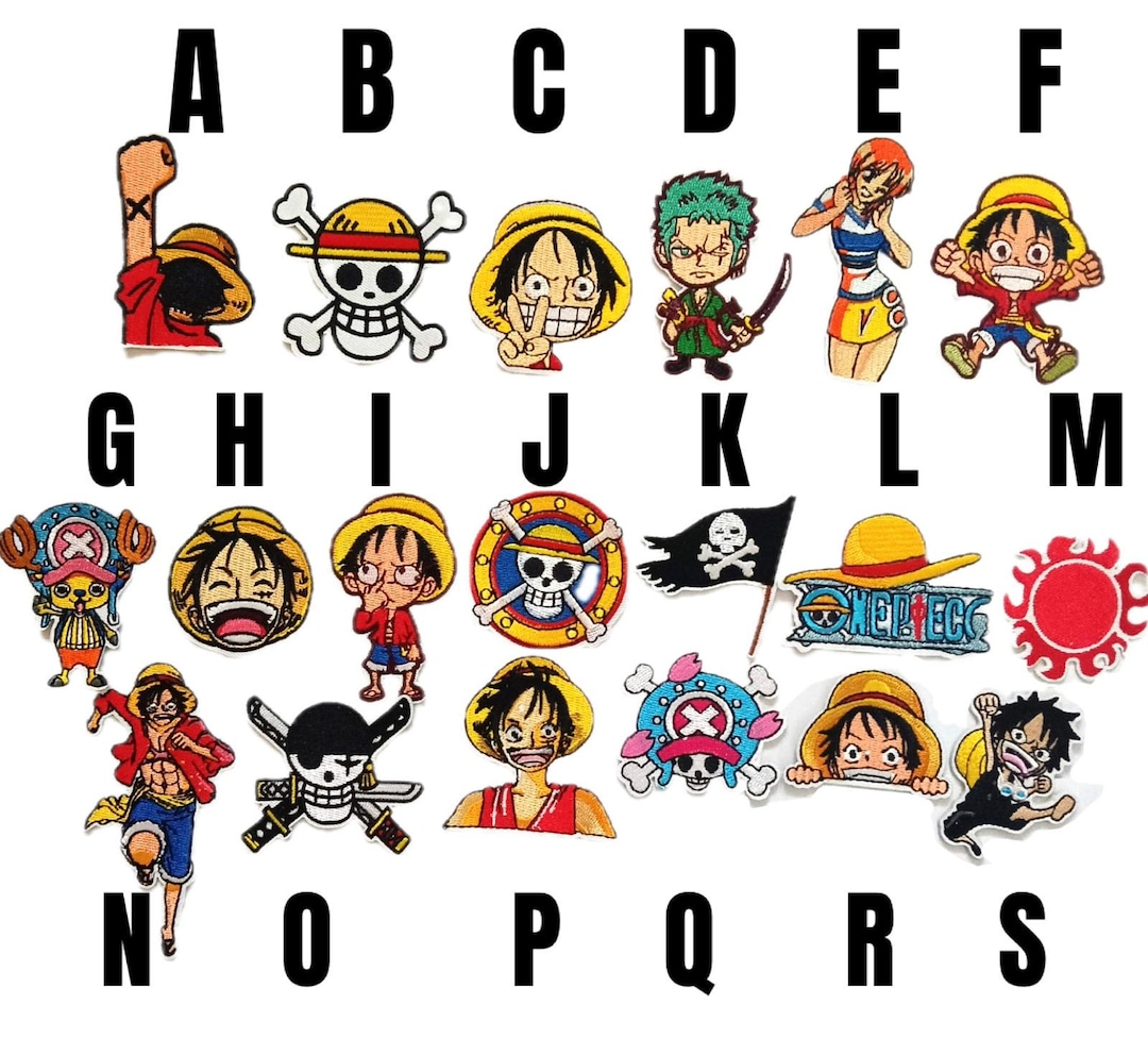 One Piece Patch Iron-on Patch Manga Anime Pirate Flag Crew
