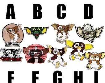 patch Gremlins Gizmo iron on horror movie vintage creature devil iron-on patch écusson logo badge monster Mogwai little devil monster