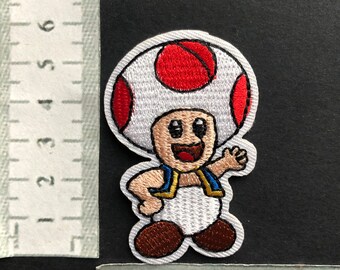 Mario Gioco Di Ferro Ricamo Fatto A Mano Su Patch Mario Patch - Foto 5