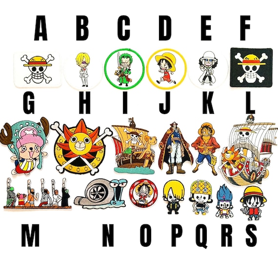 One Piece Patch Iron-on Patch Manga Anime Pirate Flag Crew