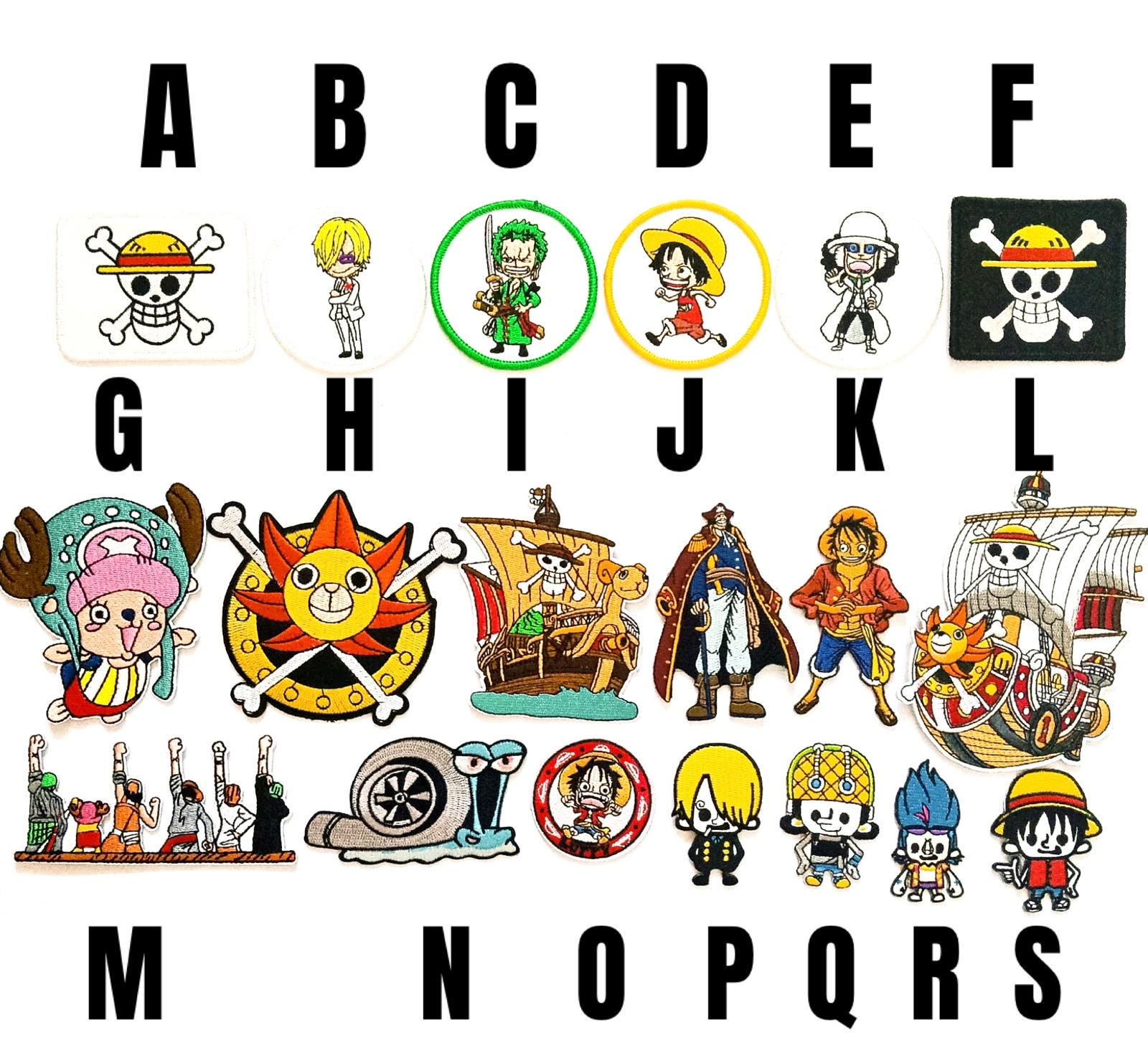 One Piece Maglietta Ufficiale | Mugiwara: Rufy, Zoro, Sanji, Nami, Chopper, Robin, Franky, Brook | Nero - 5