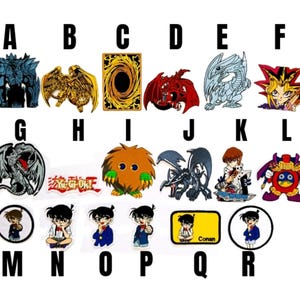 Yu-Gi-Oh! Detektiv Conan Aufnäher zum Aufbügeln, gestickt, Monster-Motive aus Anime und Manga, Yugi Muto, Drache, Zauberer Seito, Kaiba, Obelisk, Karte