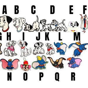patch la carica dei 101 One Hundred and One Dalmatians Disney Dalmata cuccioli Crudelia Demon Dumbo elefante elephant orecchie iron on kid