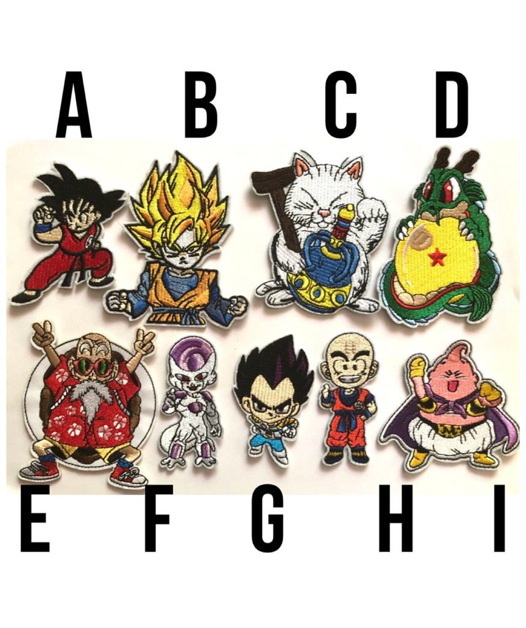 Patches For Clothes Bag Iron On Thermal Stickers Goku Ssj God De