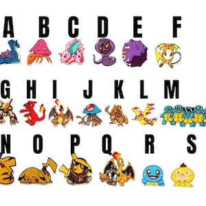 patch Pokémon petit patch thermocollant brodé thermocollant catch'em all Arbork Alakazam Charizard Koffing Lapras Parasect Raichu Charmeleon