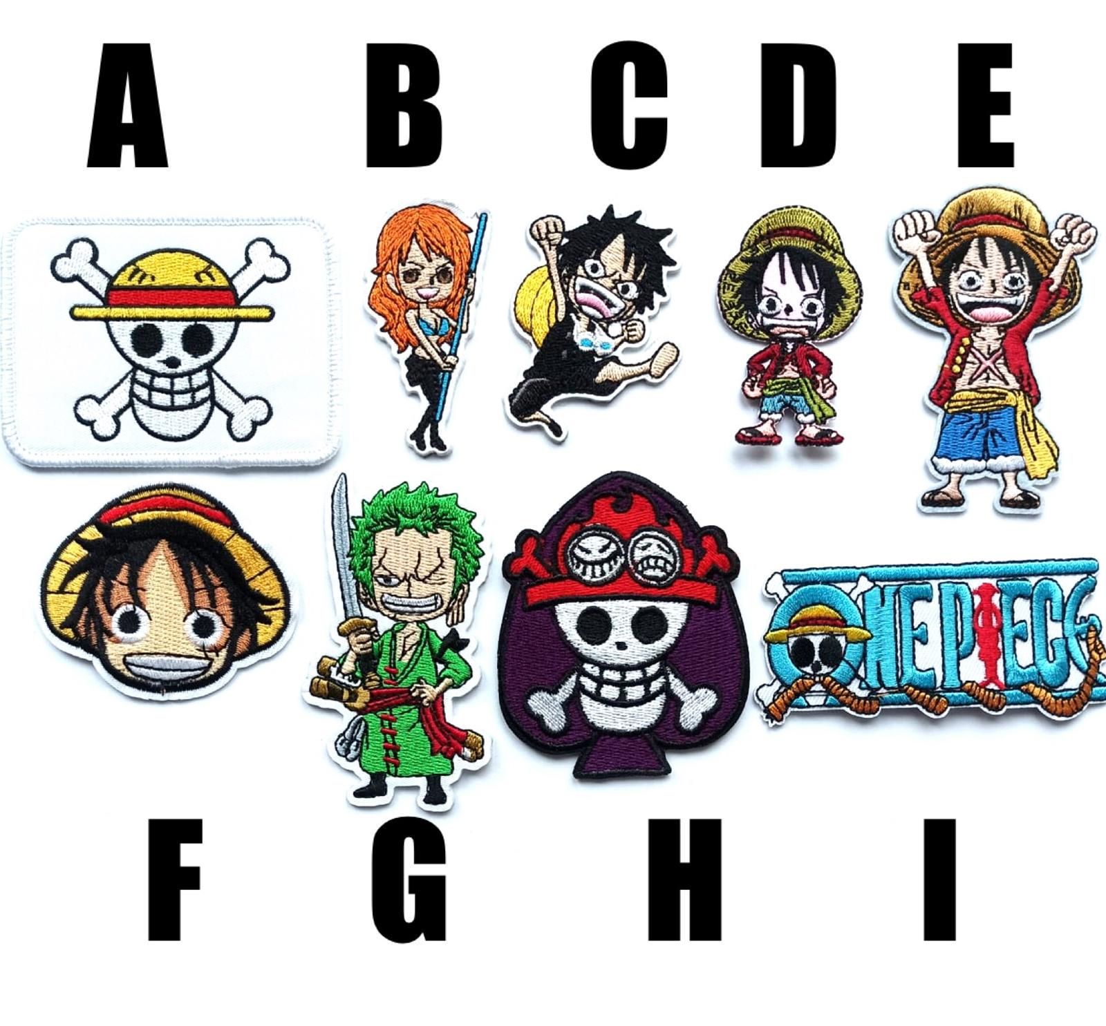 Patch One Piece Iron-on Patch Manga Anime Pirate Flag Crew