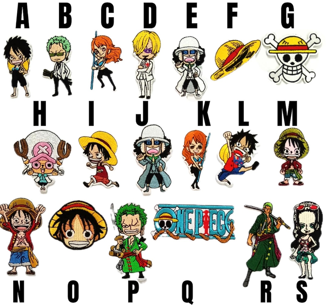 One Piece Patch Iron-on Patch Manga Anime Pirate Flag Crew